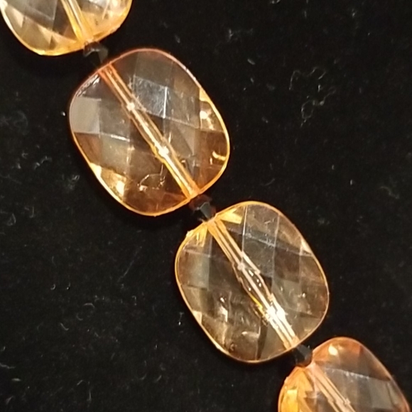 Orange Crystal Necklace - Picture 5 of 5